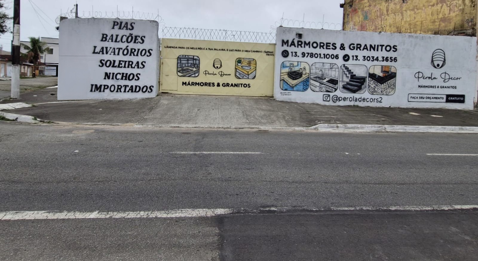 Ambiente da marmoraria Pérola Decor em Praia Grande